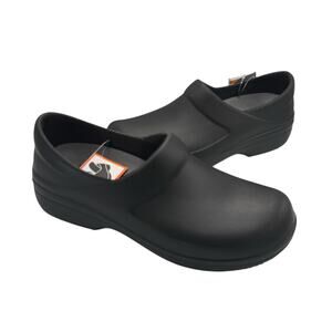 Crocs NWT Women's Black Neria Pro II Slip On Comfort Slip Resistant Work Clogs